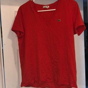 Lacoste V neck shirt